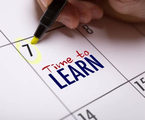 training-schedule learning