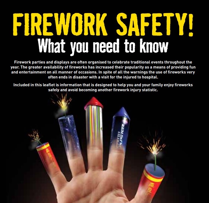 Be Safe with Fireworks Guide