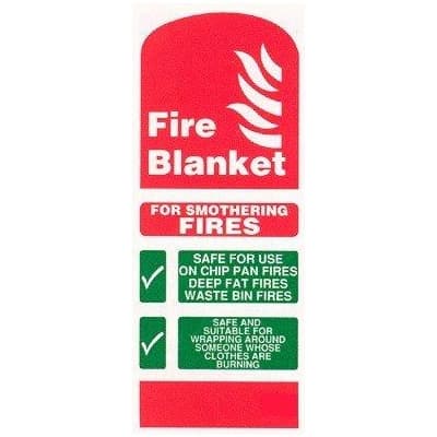 Fire Blanket ID sign